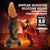 Power Monsters Tyrannosaurus – 20.5 cm Rippled Monster Silicone Dildo